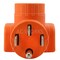 Ac Works Plug Adapter, 10-50R, 14-50P, 0 ft., Orange WD14501050 - alternate 5